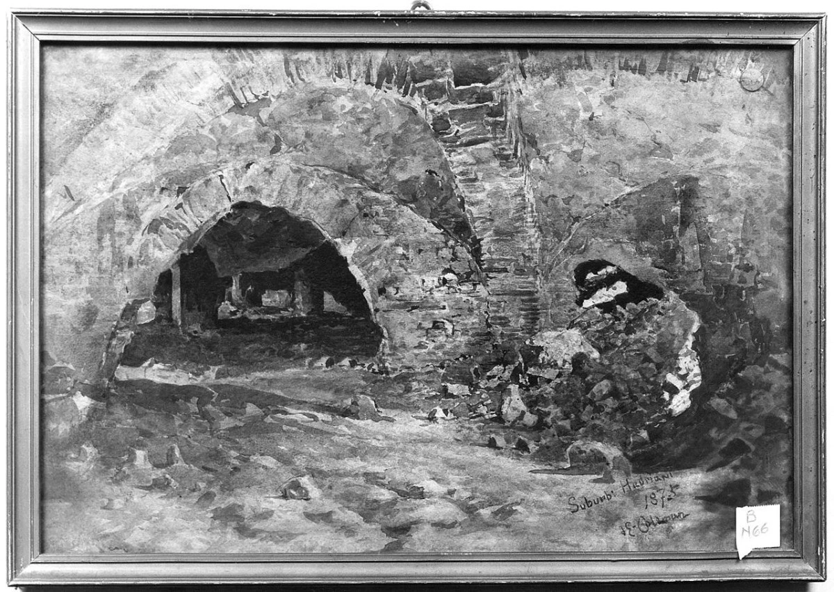 Veduta di arco - Museo Civico, Pescia